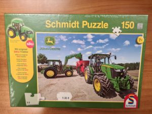 Puzzle John Deere 150 pièces + 1 modèle réduit 7530 offert