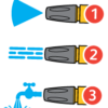 PISTOLET JET DROIT PLUS 2682 Hozelock