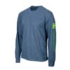 Tee shirt à manches longues John Deere MC141019NV03 bleu marine