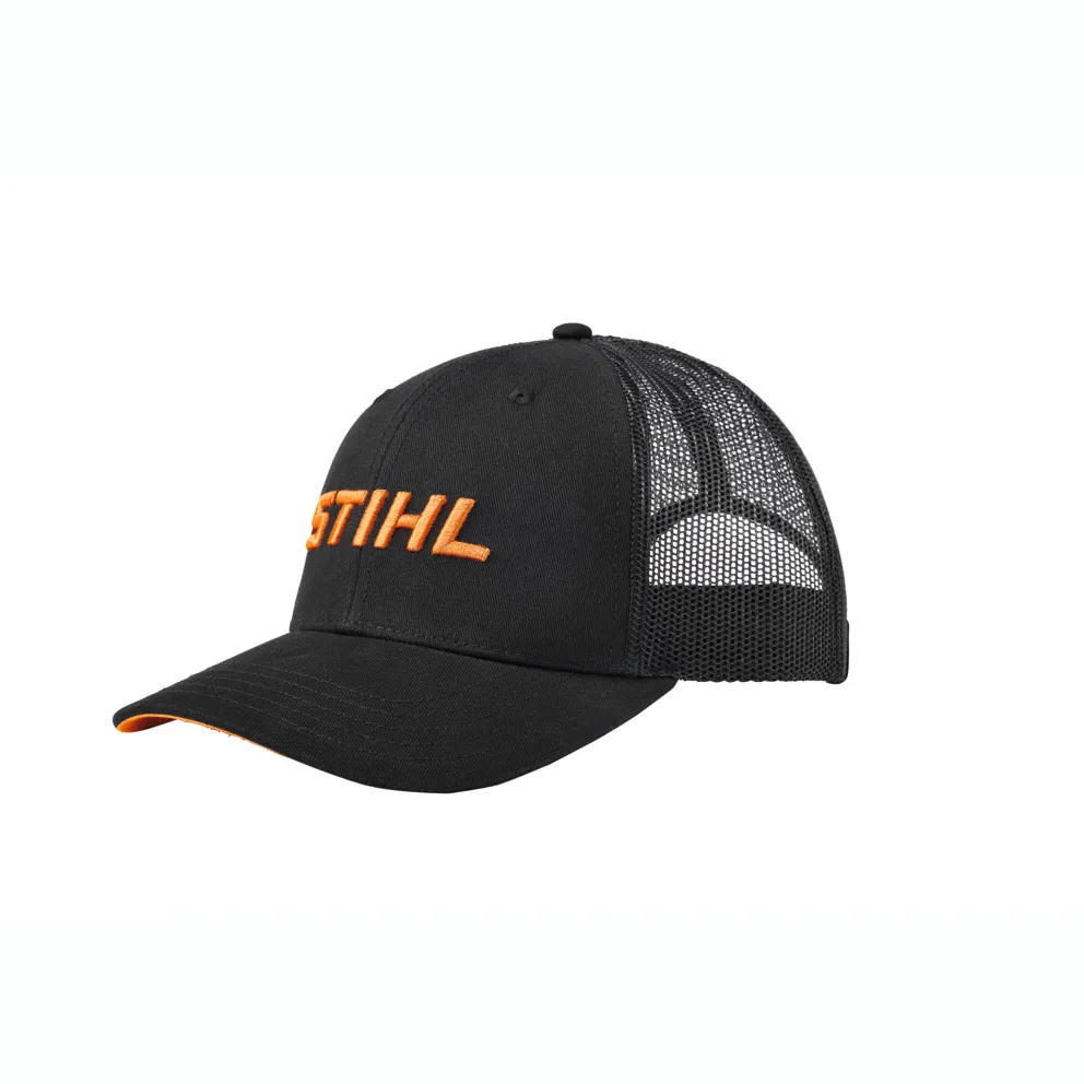 Casquette Stihl orange/noir grillagée 0421 600 0116