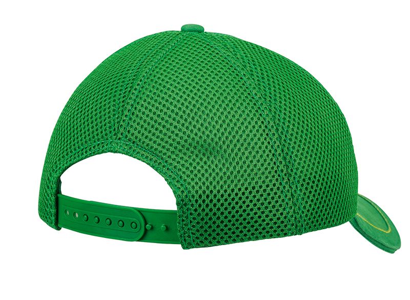 Casquette à maille verte avec logo John Deere MCL201914011