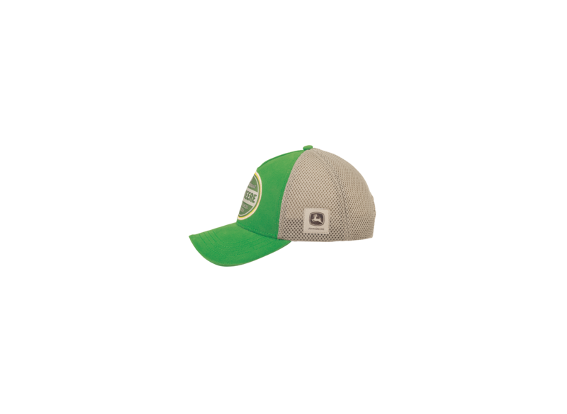 Casquette John Deere « Quality Equipment » à maille verte MCL201923011