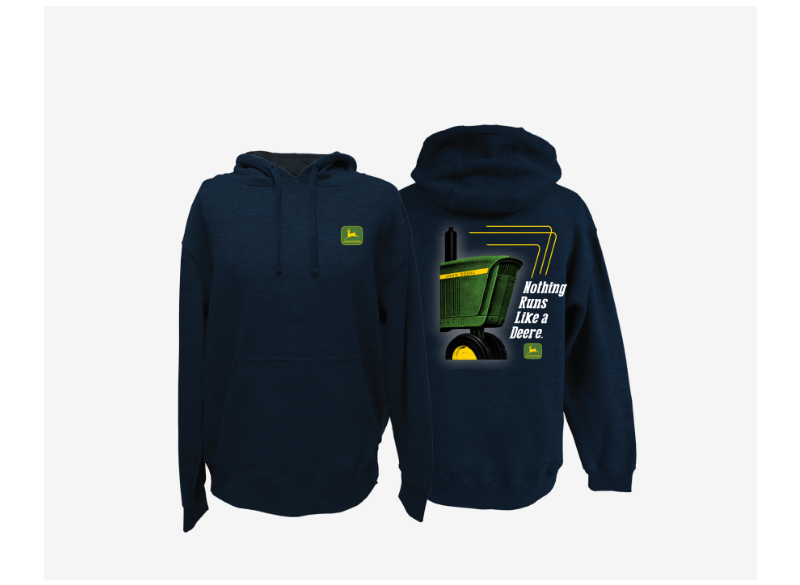 Sweat à capuche adulte John Deere
