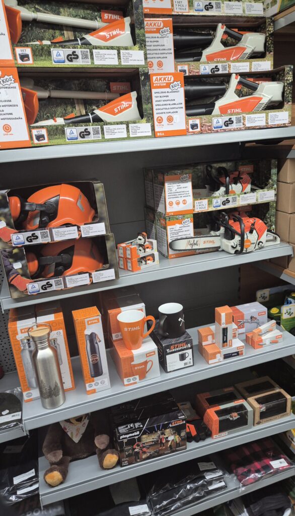 Produits dérivés, vêtements Stihl