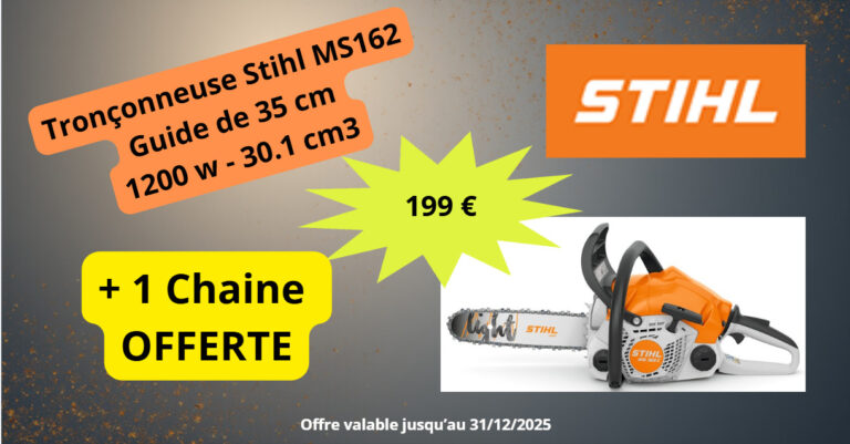 TRONCONNEUSE MS162 STIHL PROMO