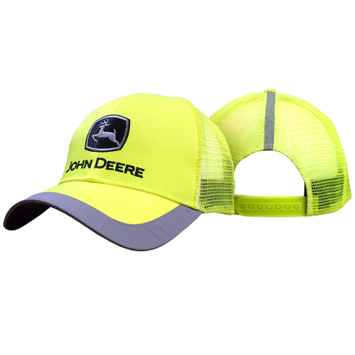 Casquette avec arrière en filet couleur vive John Deere MC13080243YW