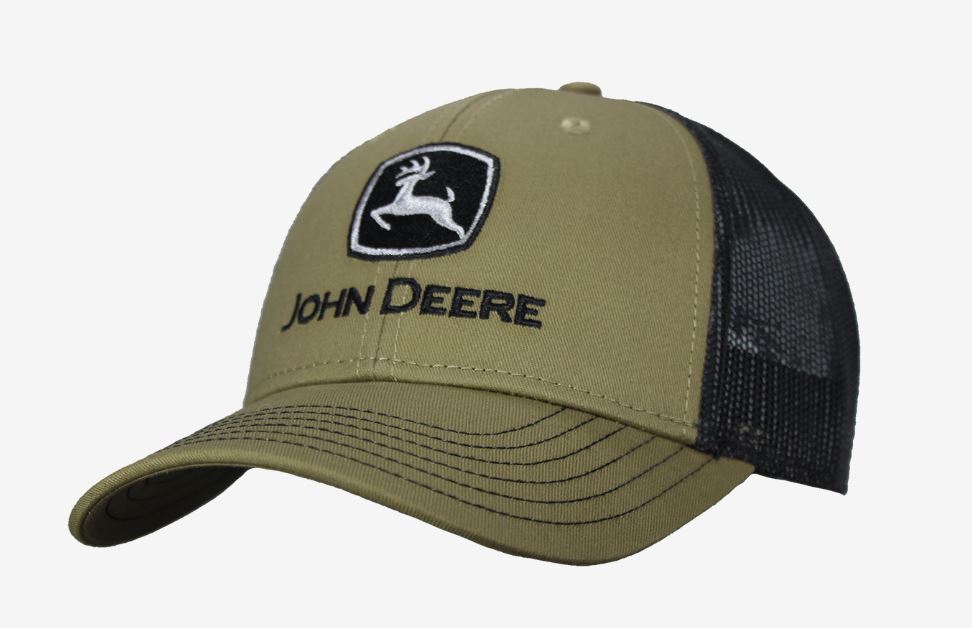 Casquette avec arrière en filet et marque John Deere MC13080868OV