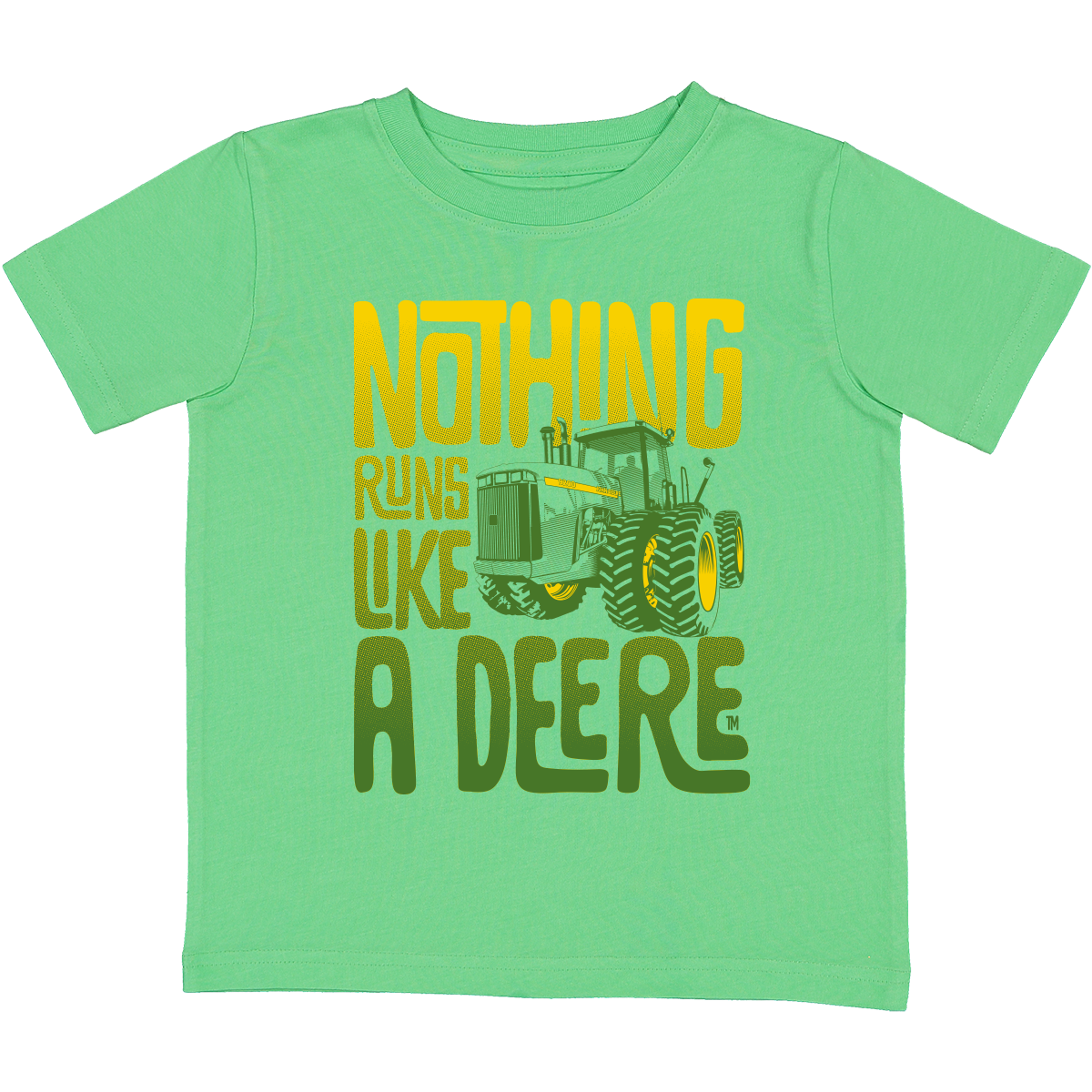 Tee shirt à manches courtes pour enfants, vert clair MC532194GR
