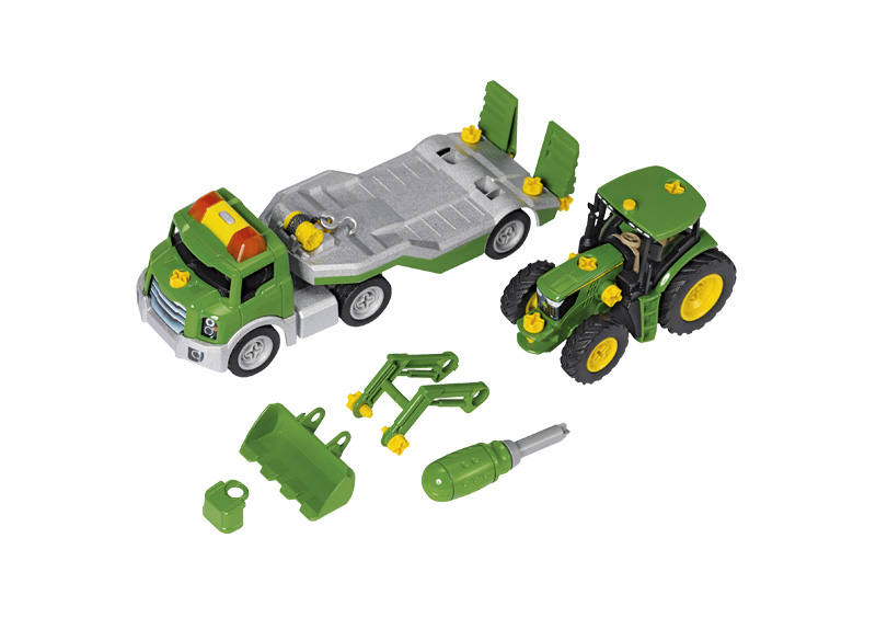 Kit de construction Transporteur avec tracteur et chargeur frontal MCK390800000 Kit de construction Transporteur avec tracteur et chargeur frontal MCK390800000